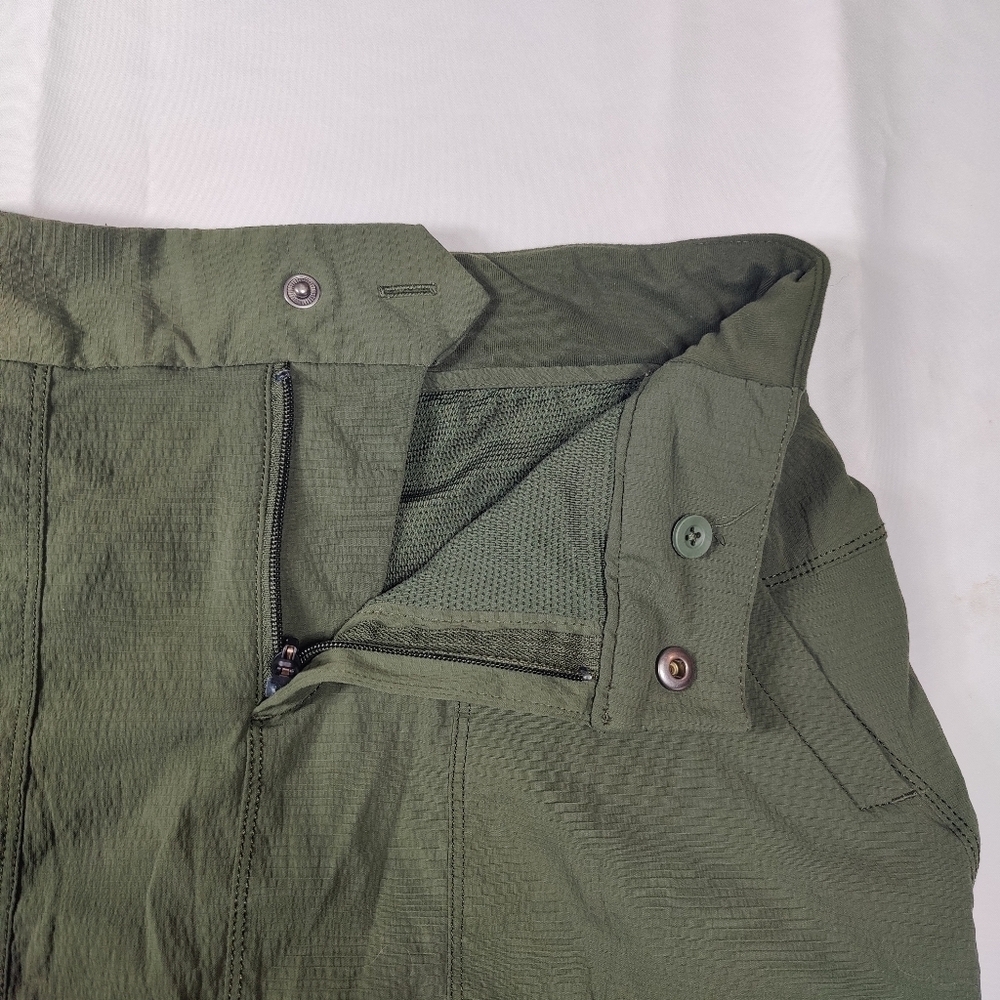 Athleta Trekkie Skort Skirt Olive Khaki Green Size 4 Tennis Athleisure Outdoors - Picture 4 of 13